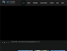 Tablet Screenshot of mattheronflyfishing.com